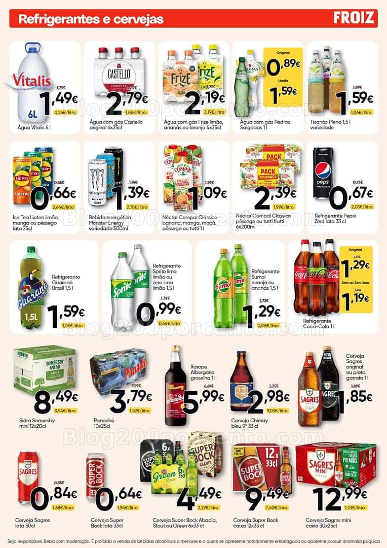 Antevisão Folheto FROIZ Promoções de 9 a 28 abril