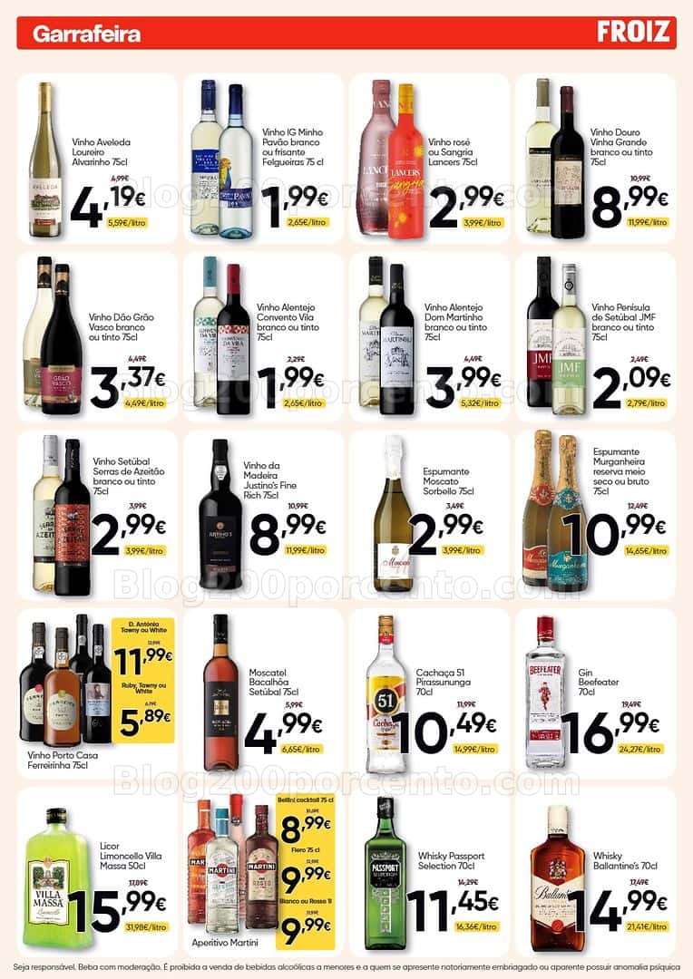 Antevisão Folheto FROIZ Promoções de 9 a 28 abril