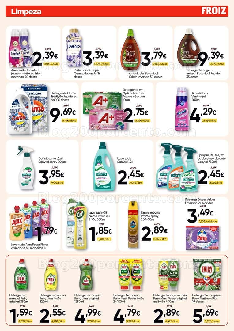 Antevisão Folheto FROIZ Promoções de 9 a 28 abril