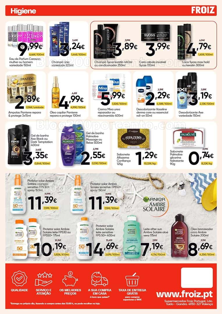 Antevisão Folheto FROIZ Promoções de 9 a 28 abril