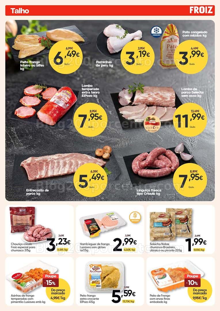 Antevisão Folheto FROIZ Promoções de 9 a 28 abril