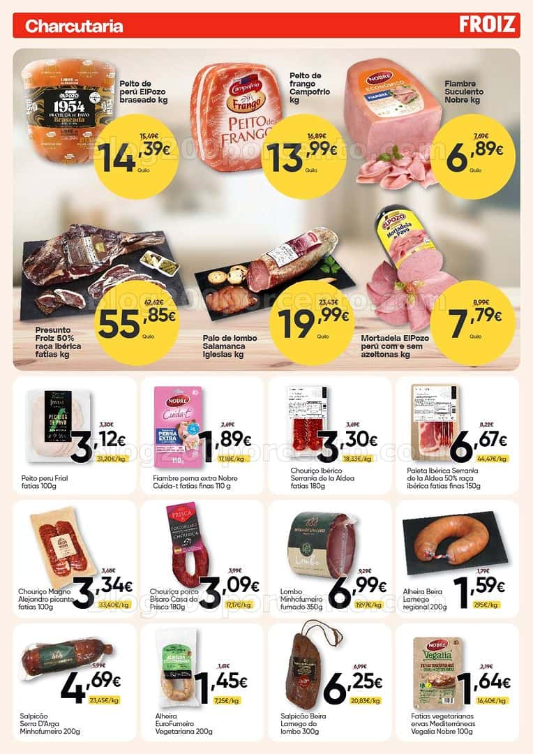 Antevisão Folheto FROIZ Promoções de 9 a 28 abril