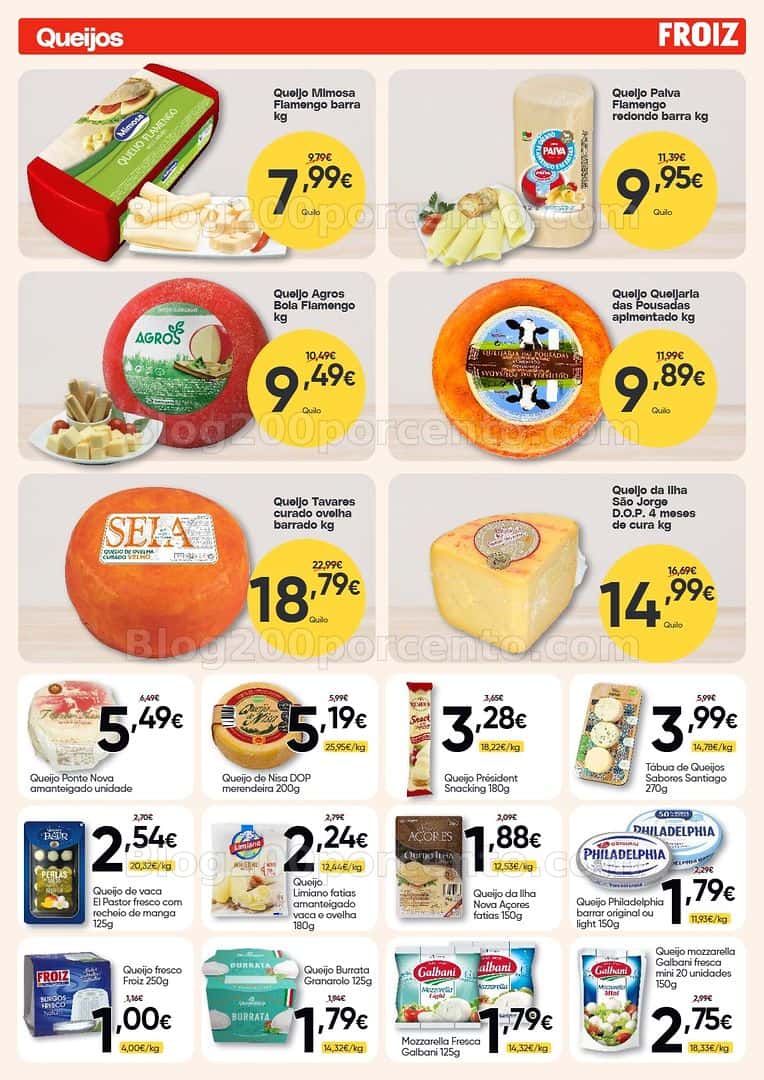 Antevisão Folheto FROIZ Promoções de 9 a 28 abril