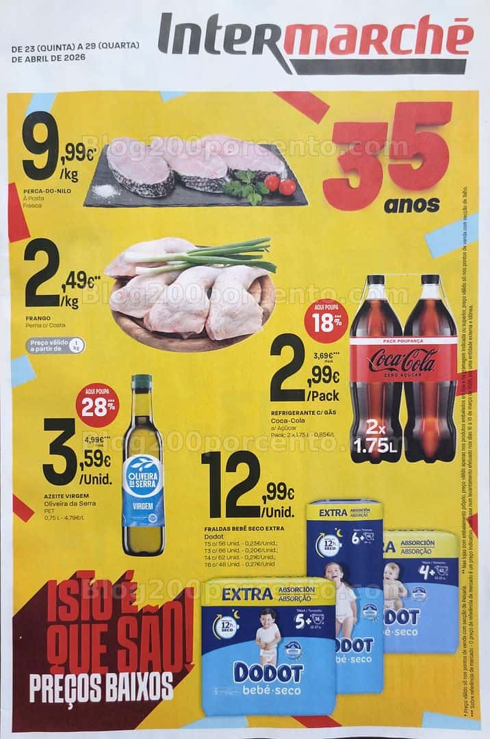 Antevisão Folheto INTERMARCHÉ Promoções de 23 a 29 abril