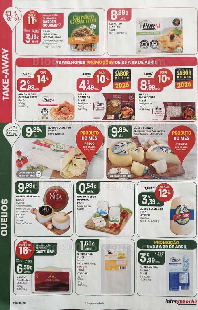 Antevisão Folheto INTERMARCHÉ Promoções de 23 a 29 abril
