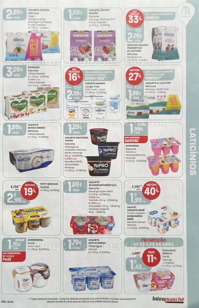Antevisão Folheto INTERMARCHÉ Promoções de 23 a 29 abril