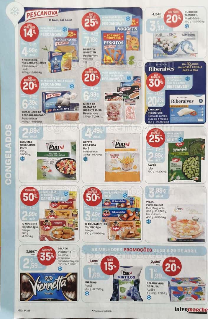 Antevisão Folheto INTERMARCHÉ Promoções de 23 a 29 abril