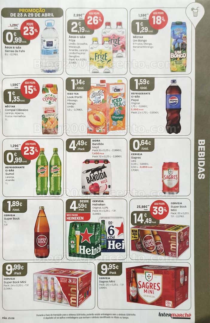 Antevisão Folheto INTERMARCHÉ Promoções de 23 a 29 abril