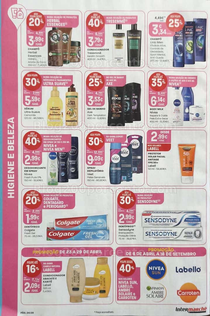 Antevisão Folheto INTERMARCHÉ Promoções de 23 a 29 abril
