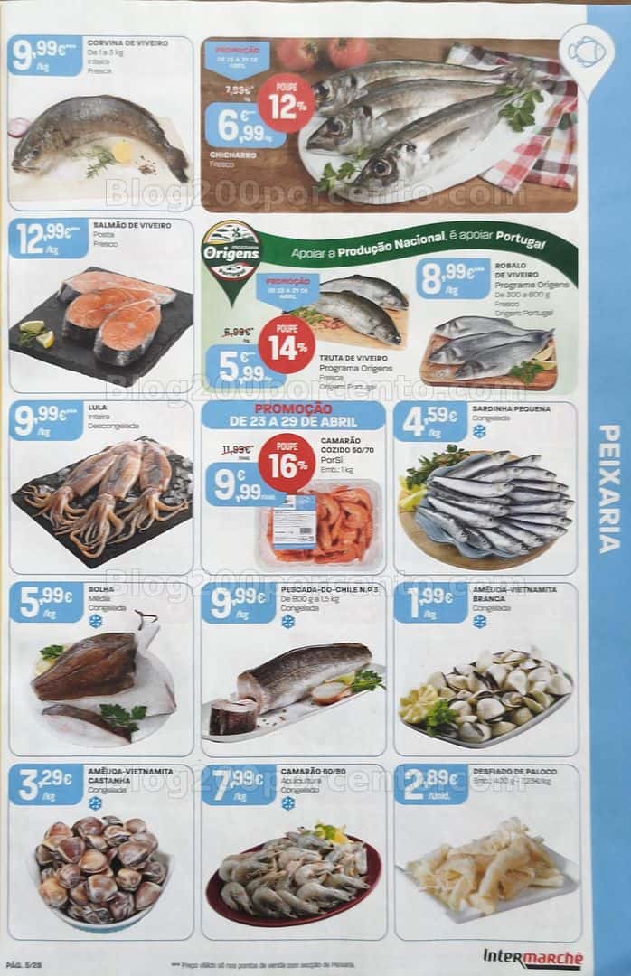 Antevisão Folheto INTERMARCHÉ Promoções de 23 a 29 abril