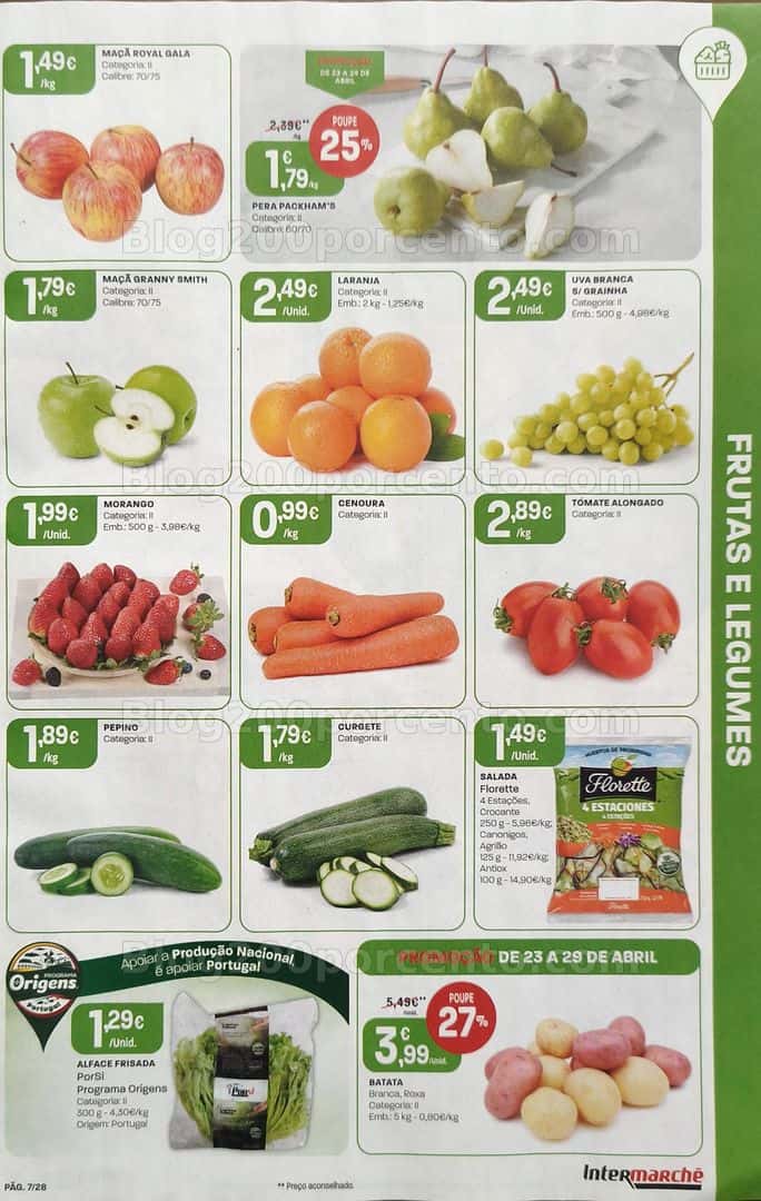 Antevisão Folheto INTERMARCHÉ Promoções de 23 a 29 abril