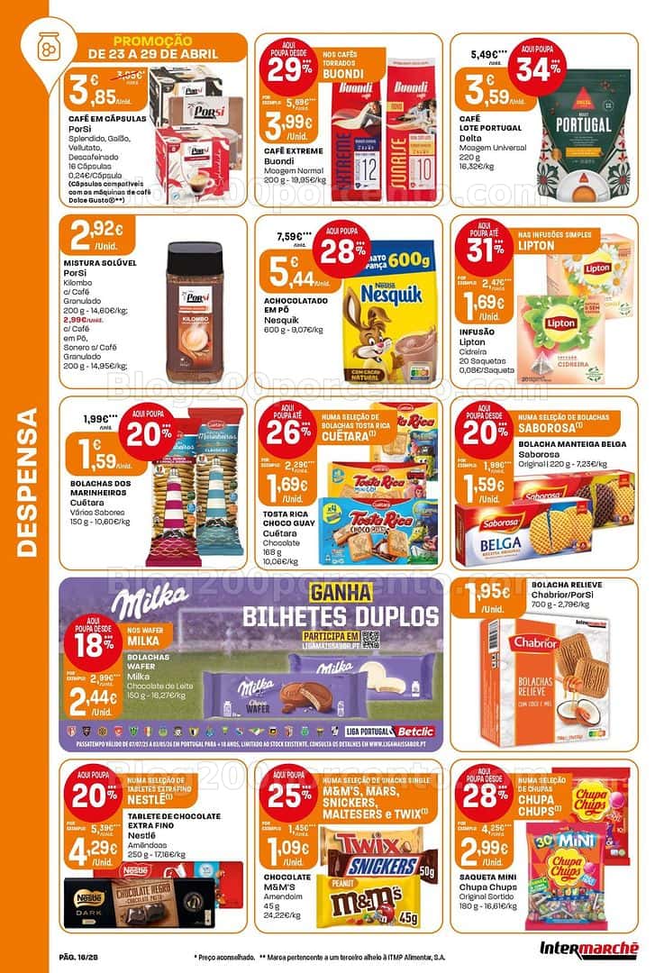 Antevisão Folheto INTERMARCHÉ Contact Promoções de 23 a 29 abril - Edição Digital