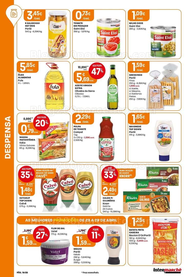 Antevisão Folheto INTERMARCHÉ Contact Promoções de 23 a 29 abril - Edição Digital