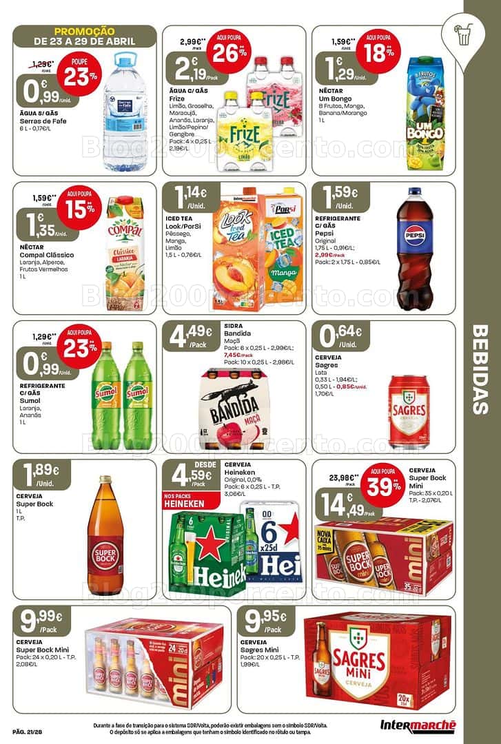 Antevisão Folheto INTERMARCHÉ Contact Promoções de 23 a 29 abril - Edição Digital