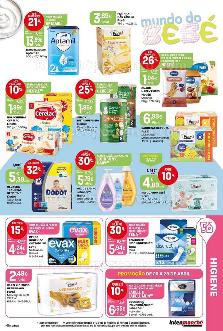 Antevisão Folheto INTERMARCHÉ Contact Promoções de 23 a 29 abril - Edição Digital