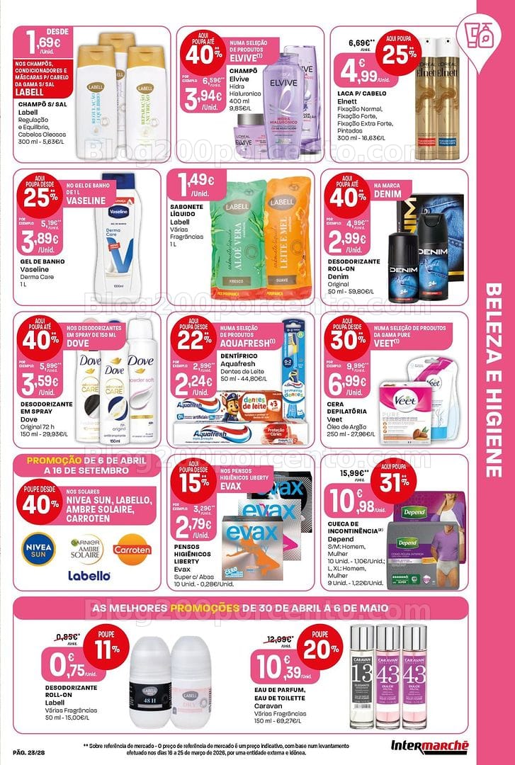 Antevisão Folheto INTERMARCHÉ Contact Promoções de 30 abril a 6 maio