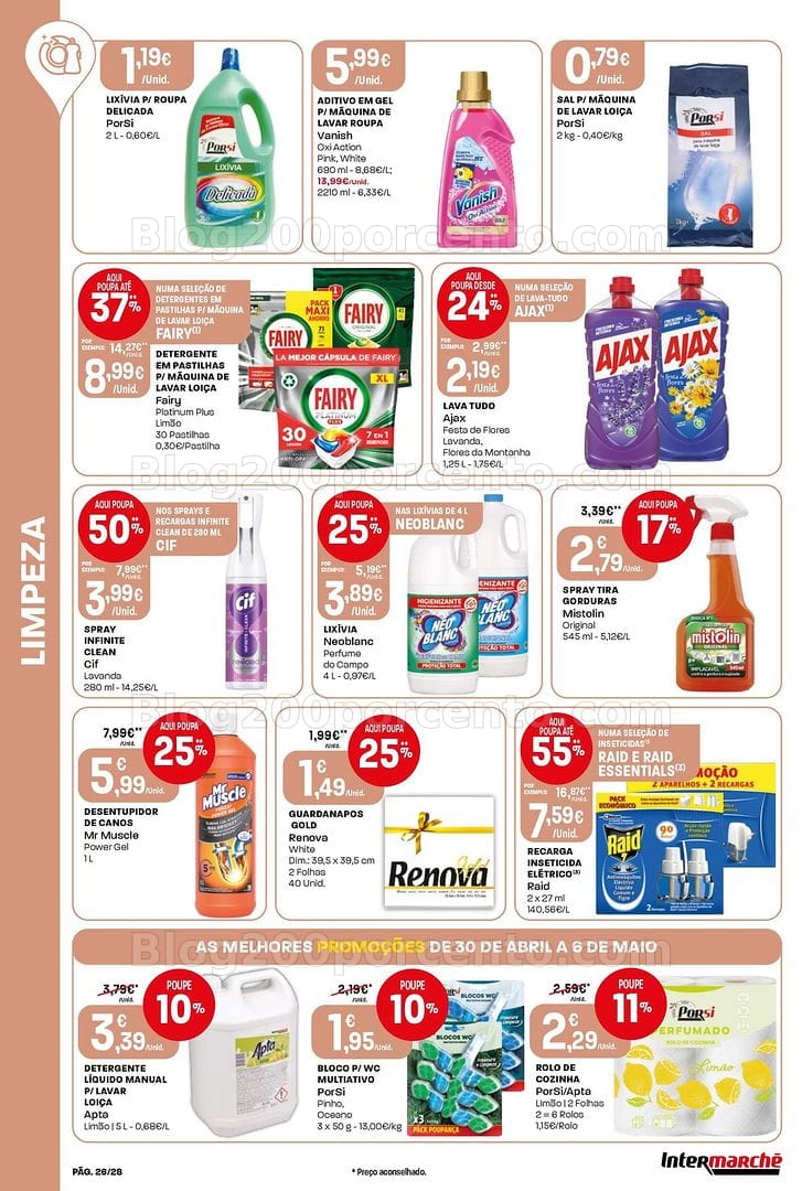 Antevisão Folheto INTERMARCHÉ Contact Promoções de 30 abril a 6 maio