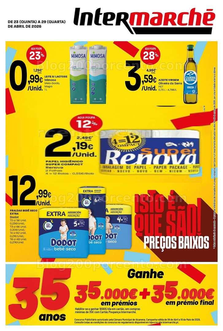 Antevisão Folheto INTERMARCHÉ Mini Promoções de 23 a 29 abril