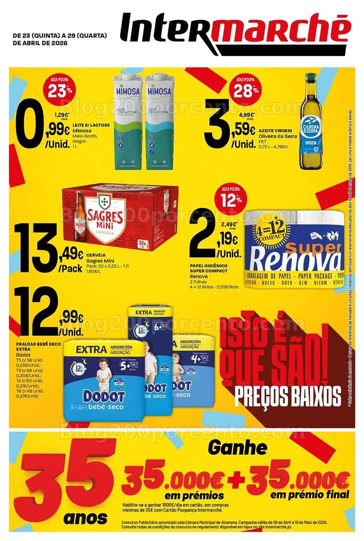 Antevisão Folheto INTERMARCHÉ Mini Promoções de 23 a 29 abril