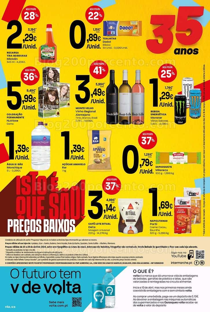 Antevisão Folheto INTERMARCHÉ Mini Promoções de 23 a 29 abril