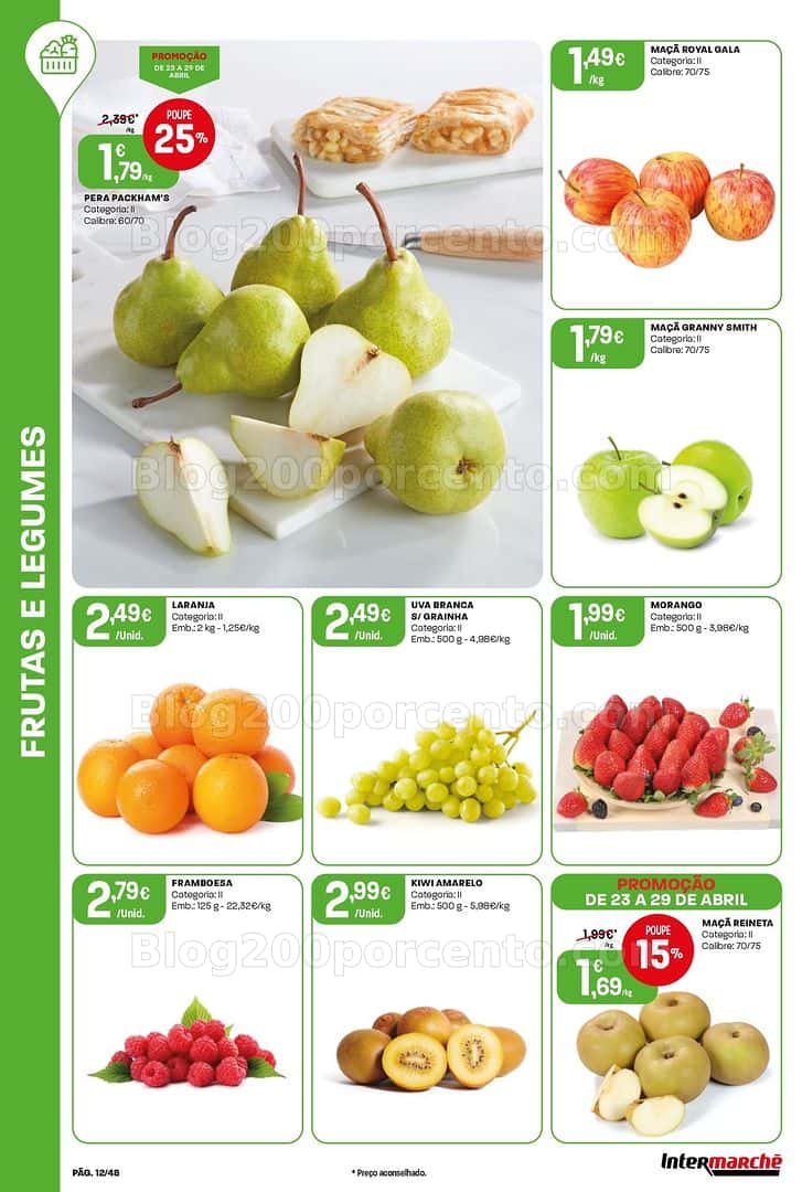 Antevisão Folheto INTERMARCHÉ Super Promoções de 23 a 29 abril