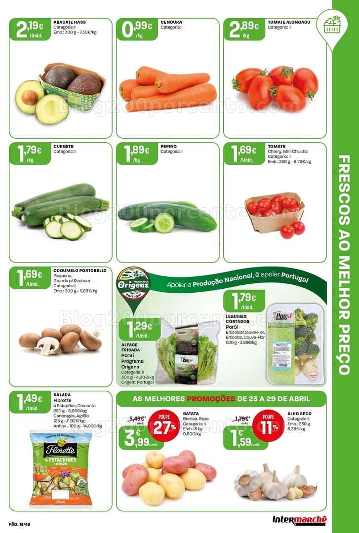 Antevisão Folheto INTERMARCHÉ Super Promoções de 23 a 29 abril