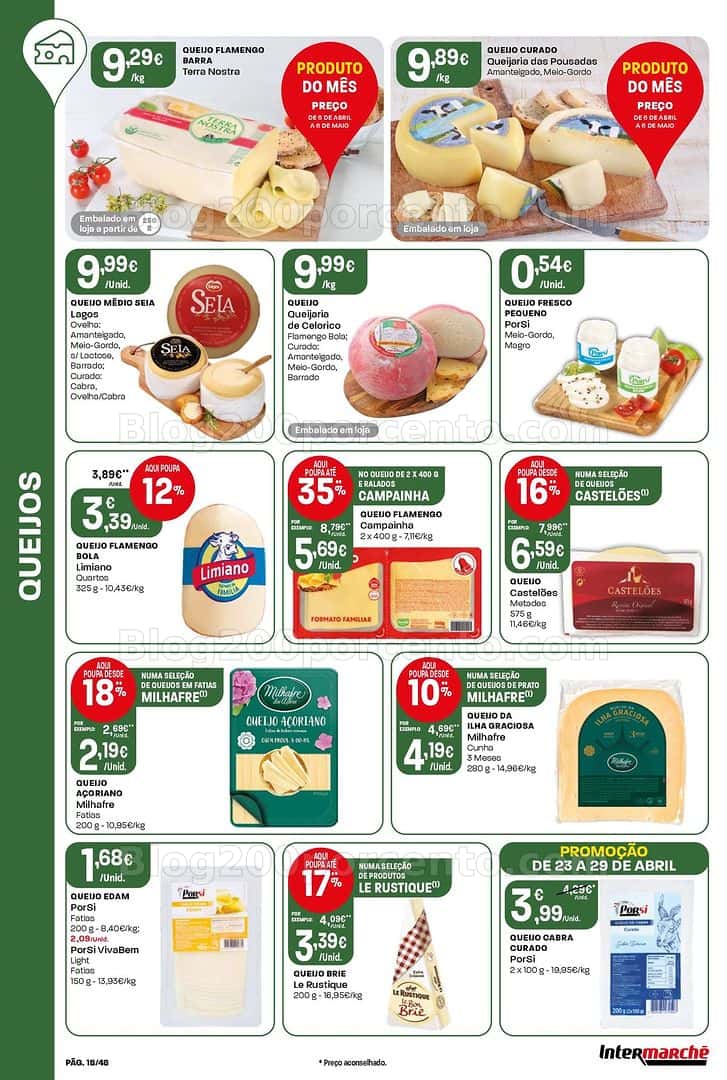 Antevisão Folheto INTERMARCHÉ Super Promoções de 23 a 29 abril