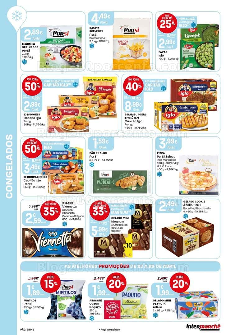 Antevisão Folheto INTERMARCHÉ Super Promoções de 23 a 29 abril