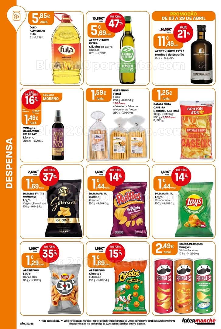 Antevisão Folheto INTERMARCHÉ Super Promoções de 23 a 29 abril