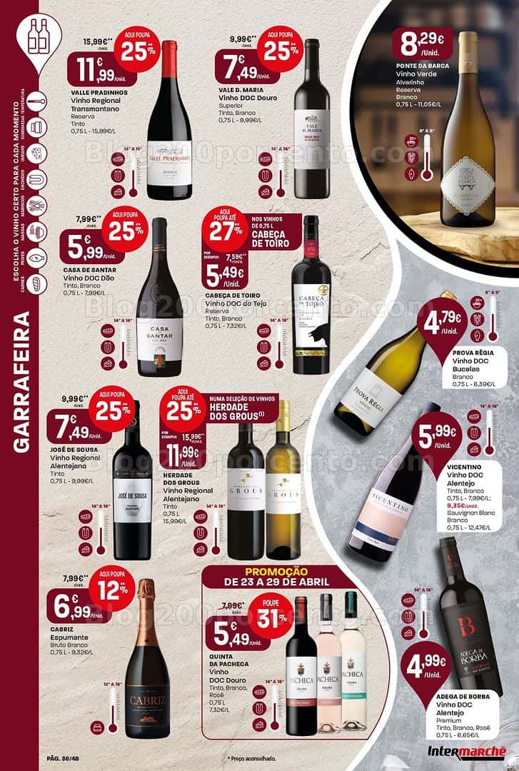 Antevisão Folheto INTERMARCHÉ Super Promoções de 23 a 29 abril