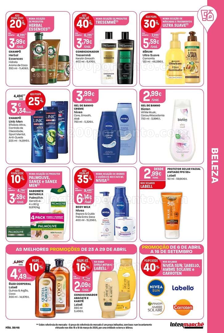 Antevisão Folheto INTERMARCHÉ Super Promoções de 23 a 29 abril