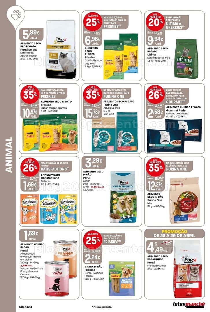Antevisão Folheto INTERMARCHÉ Super Promoções de 23 a 29 abril