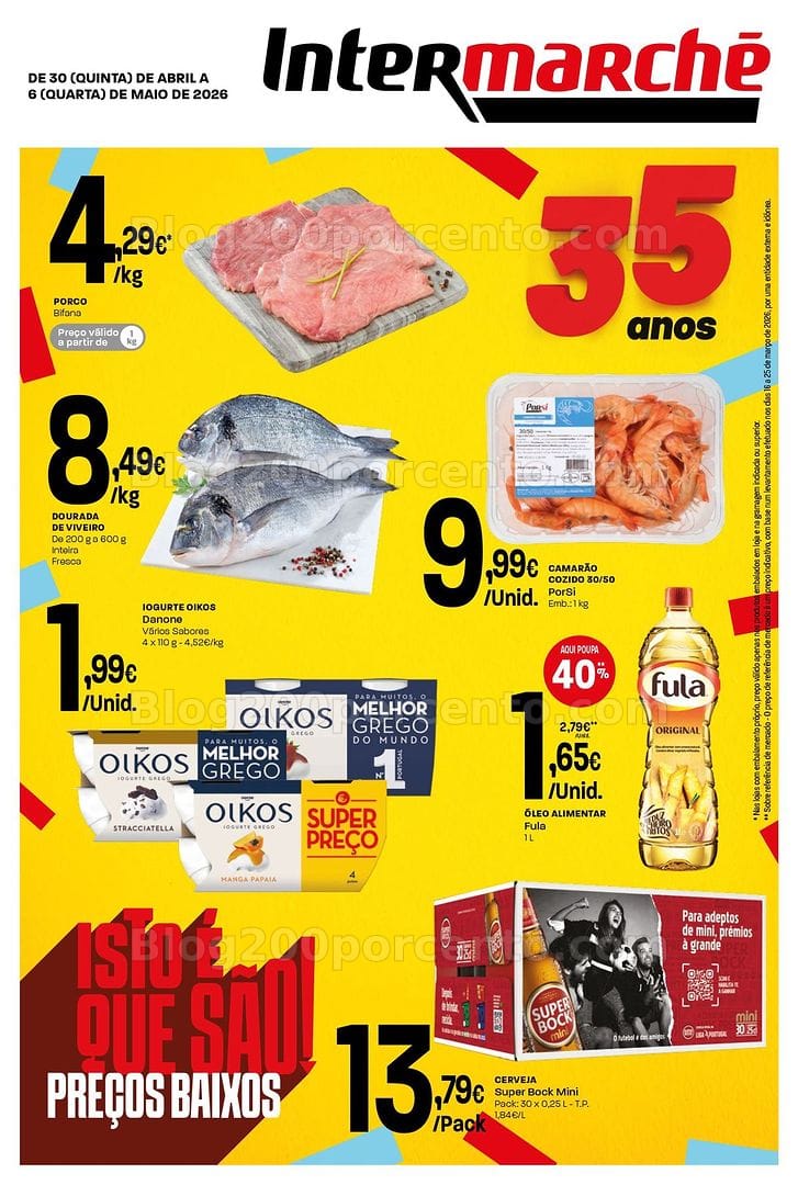 Antevisão Folheto INTERMARCHÉ Super Promoções de 30 abril a 6 maio