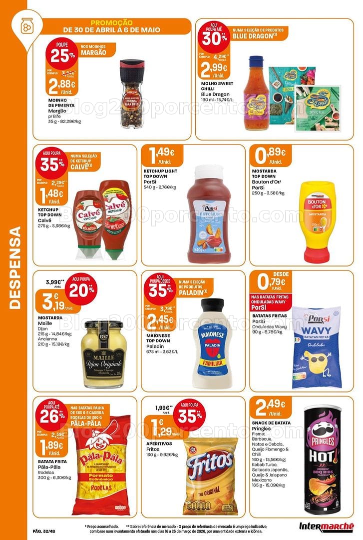 Antevisão Folheto INTERMARCHÉ Super Promoções de 30 abril a 6 maio