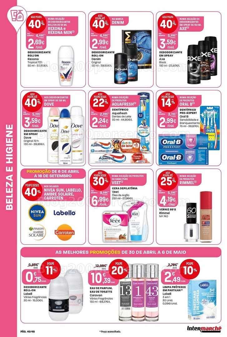 Antevisão Folheto INTERMARCHÉ Super Promoções de 30 abril a 6 maio