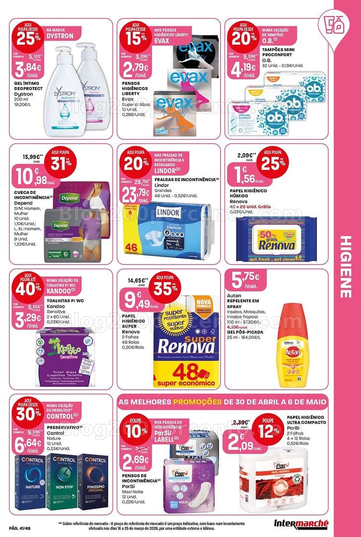 Antevisão Folheto INTERMARCHÉ Super Promoções de 30 abril a 6 maio