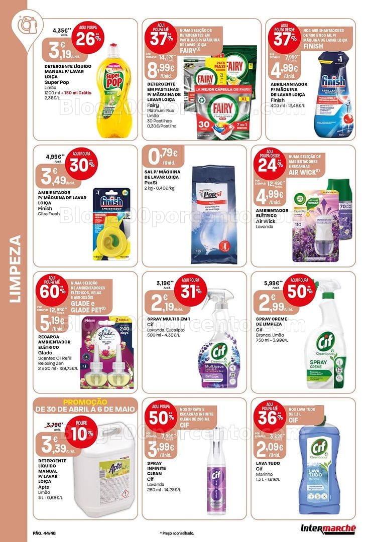 Antevisão Folheto INTERMARCHÉ Super Promoções de 30 abril a 6 maio