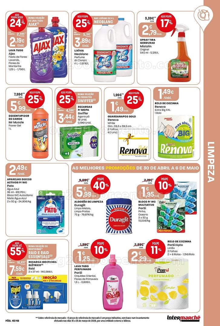 Antevisão Folheto INTERMARCHÉ Super Promoções de 30 abril a 6 maio