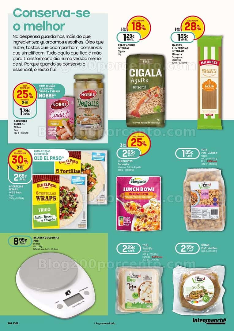 Antevisão Folheto INTERMARCHÉ Vida Saudável Promoções de 9 a 22 abril