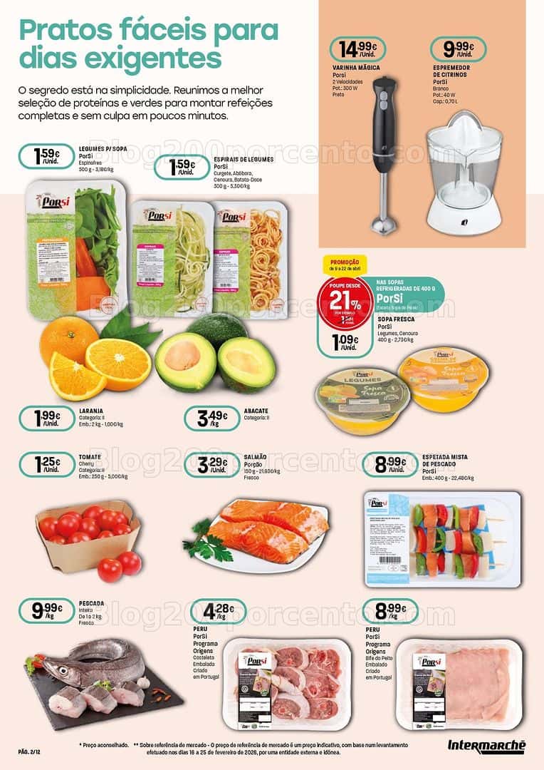 Antevisão Folheto INTERMARCHÉ Vida Saudável Promoções de 9 a 22 abril