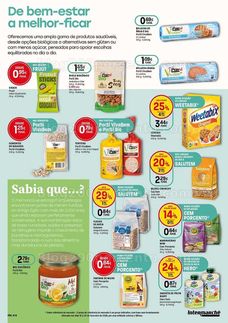 Antevisão Folheto INTERMARCHÉ Vida Saudável Promoções de 9 a 22 abril