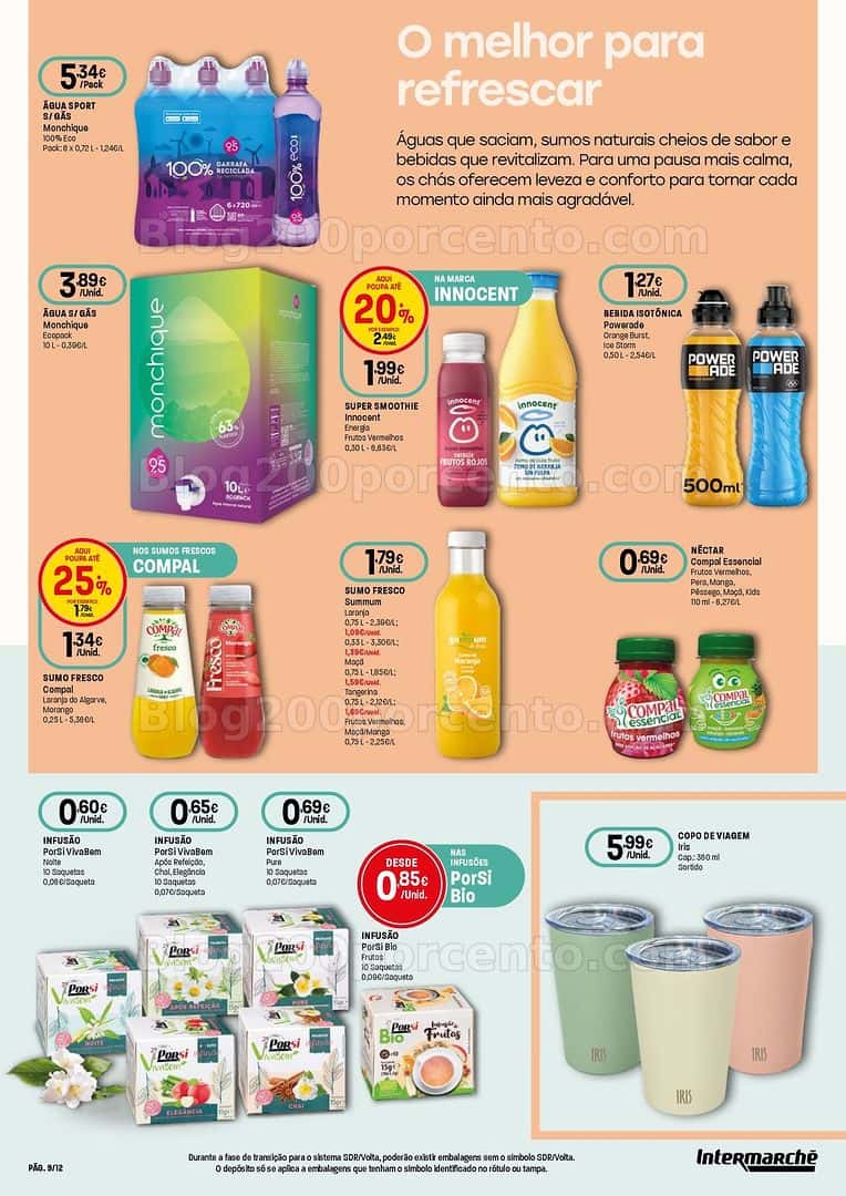 Antevisão Folheto INTERMARCHÉ Vida Saudável Promoções de 9 a 22 abril