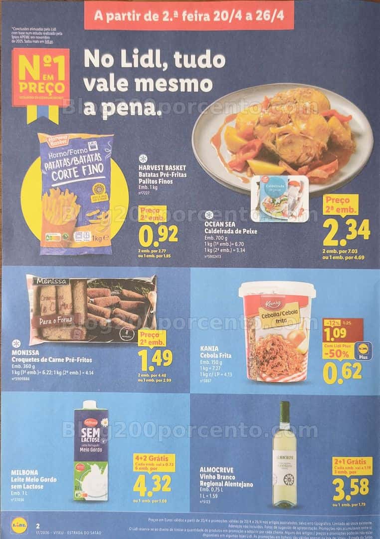 Antevisão Folheto LIDL Extra Promoções de 20 a 26 abril