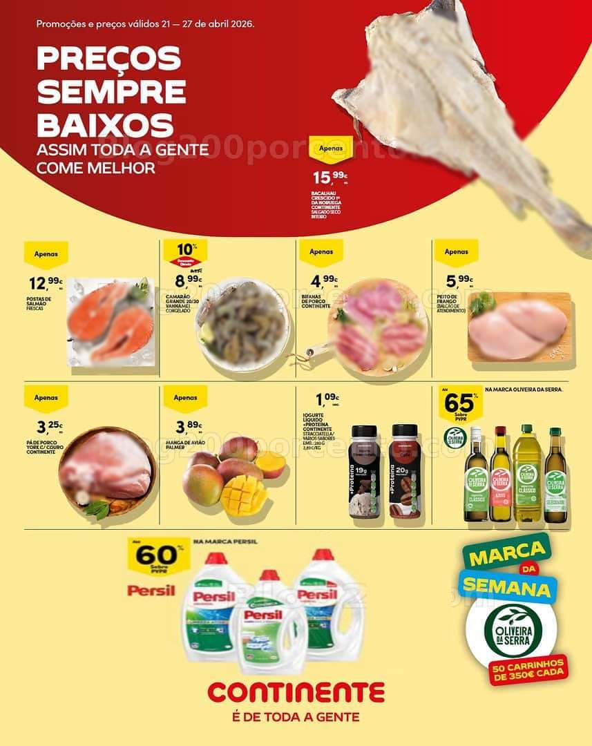 Antevisão Folheto CONTINENTE Madeira Promoções de 21 a 27 abril