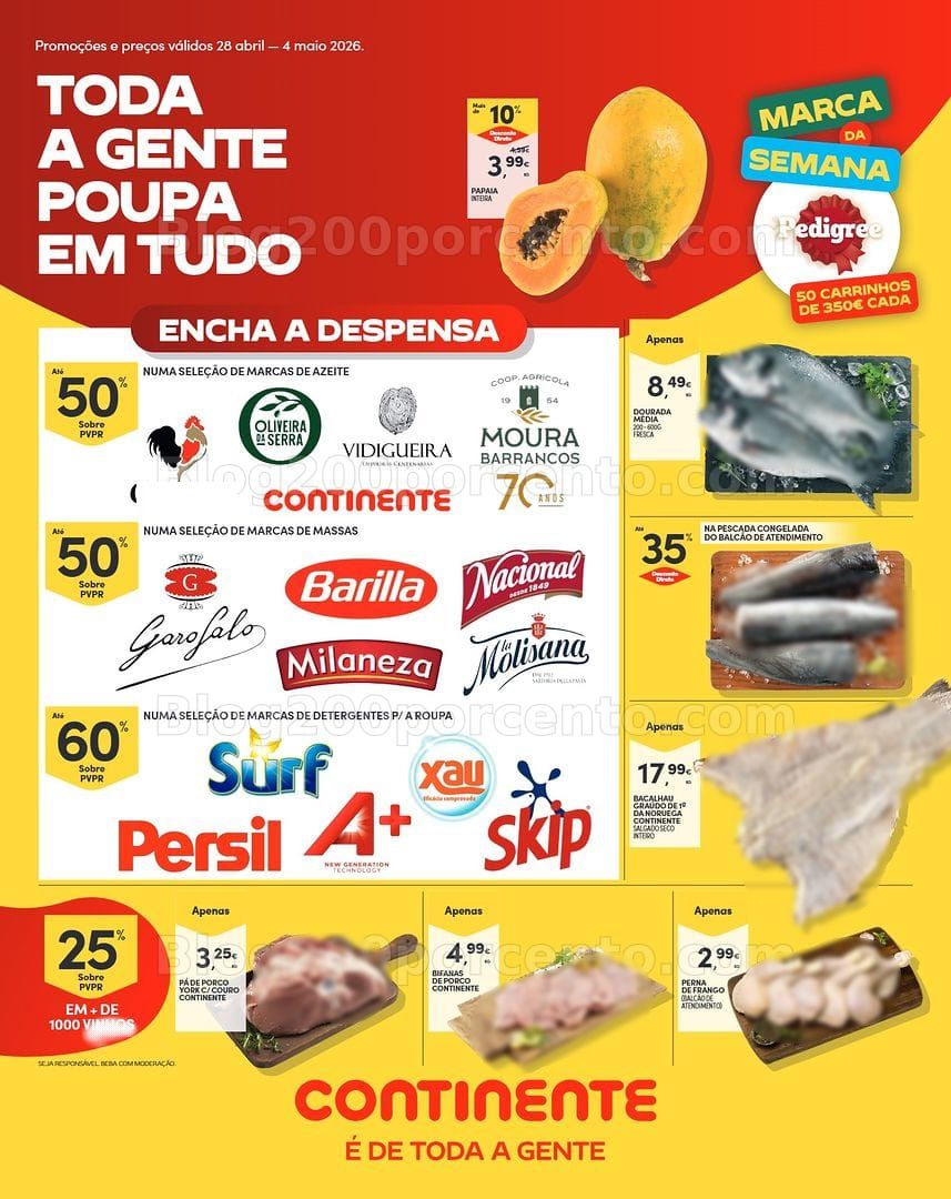 Antevisão Folheto CONTINENTE Madeira Promoções de 28 abril a 4 maio