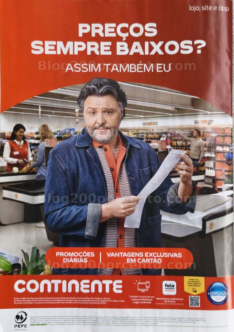 Antevisão Folheto CONTINENTE Especial Mercearia Promoções de 21 abril a 3 maio
