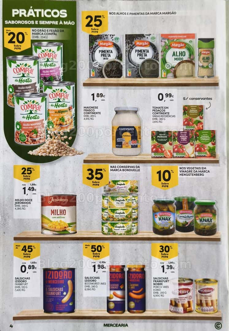 Antevisão Folheto CONTINENTE Especial Mercearia Promoções de 21 abril a 3 maio