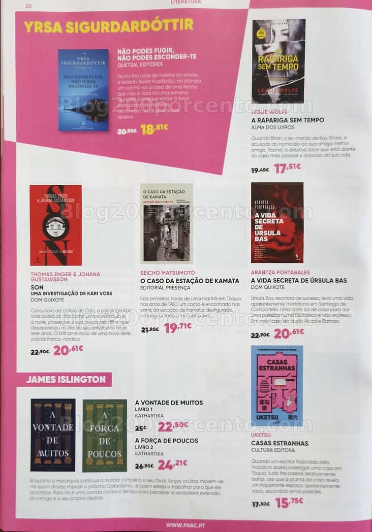 Antevisão Folheto FNAC Mês dos Livros Promoções de 16 abril a 20 maio