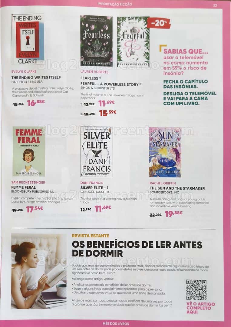 Antevisão Folheto FNAC Mês dos Livros Promoções de 16 abril a 20 maio