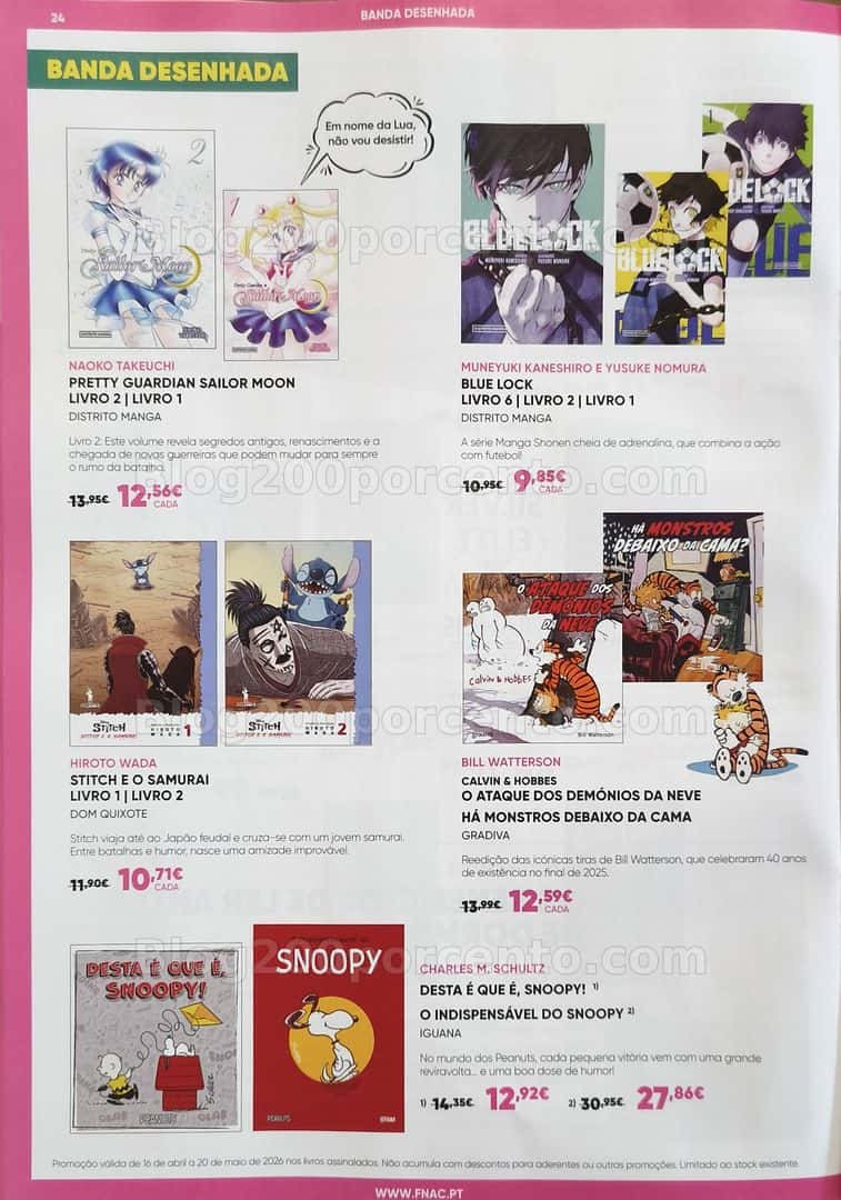 Antevisão Folheto FNAC Mês dos Livros Promoções de 16 abril a 20 maio